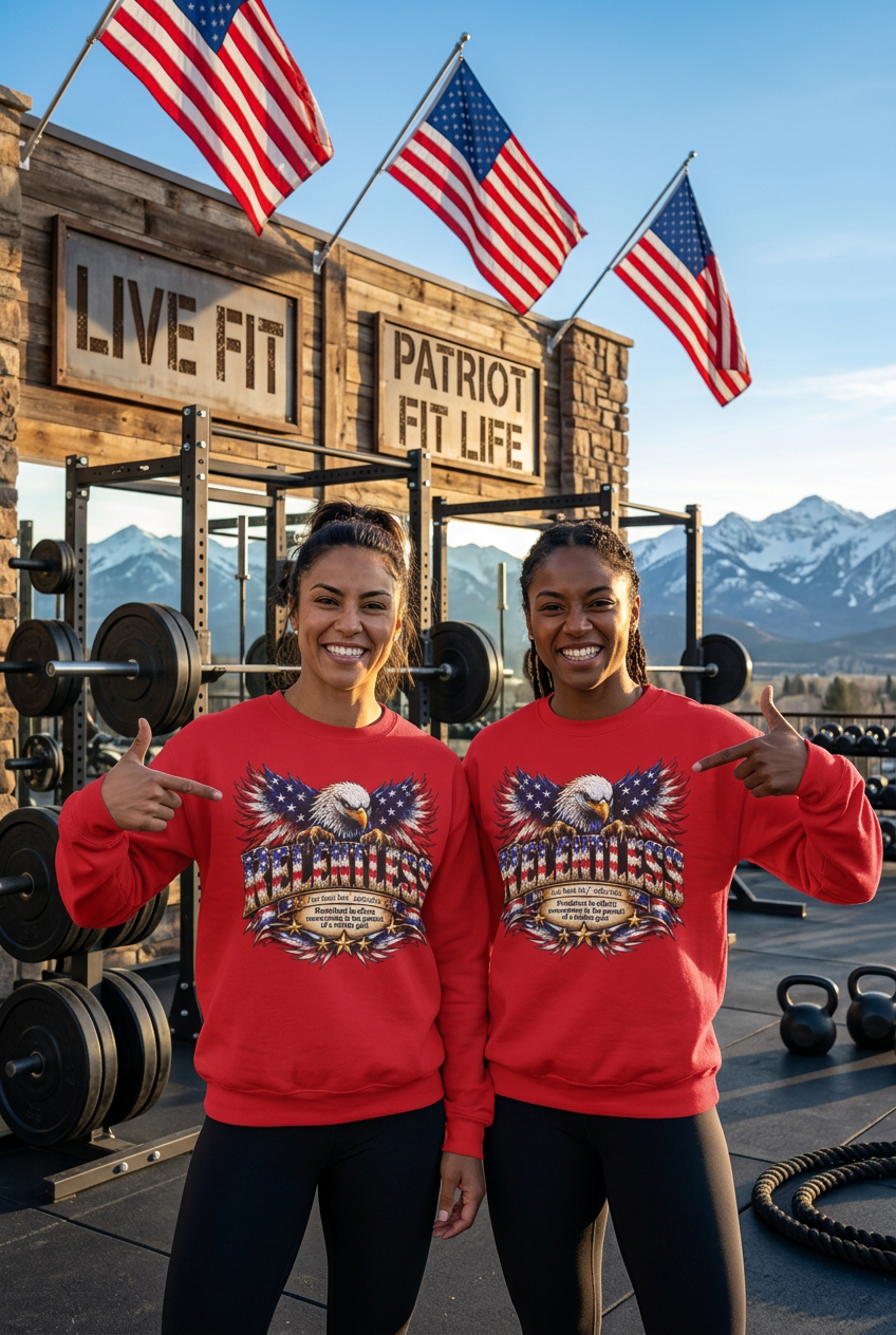 Relentless Eagle Definition Crewneck Sweatshirt - Patriot Fit Life