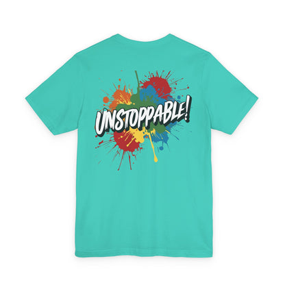 Unstoppable Vintage Retro T-Shirt - Motivational Graphic Tee - Unisex Casual Shirt