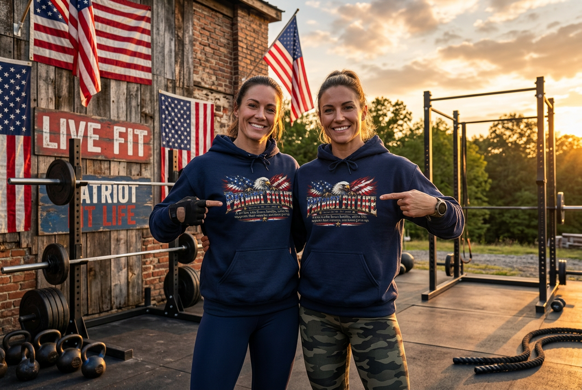 Patriot Fit Life Eagle & Flag Wings Definition Hoodie | S–5XL