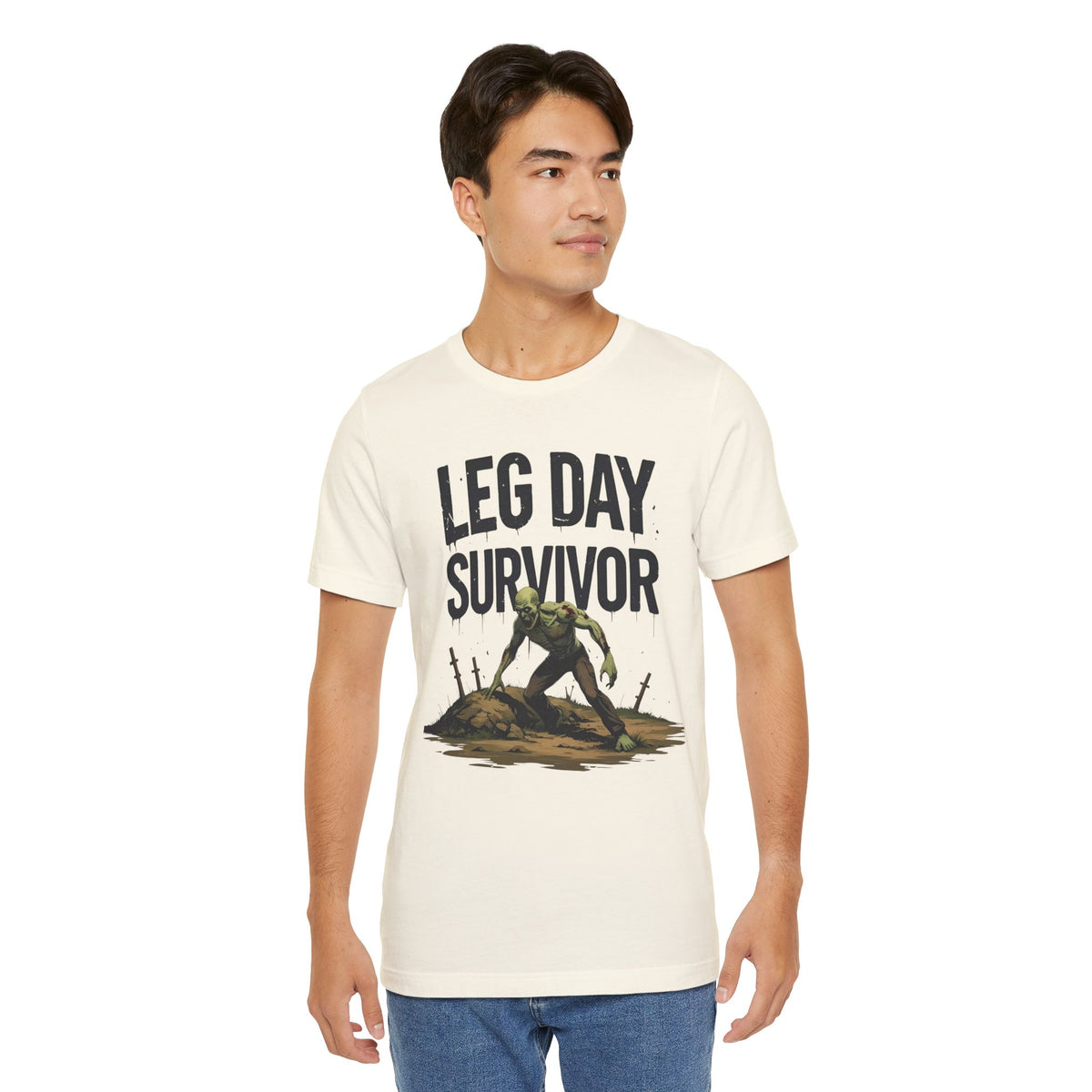Leg Day Survivor Tee - Fitness Shirt - Workout Apparel - Gym Gift - Unisex Graphic Tee - Funny T-shirt