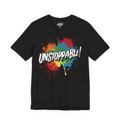 Unstoppable Vintage Retro T-Shirt - Motivational Graphic Tee - Unisex Casual Shirt
