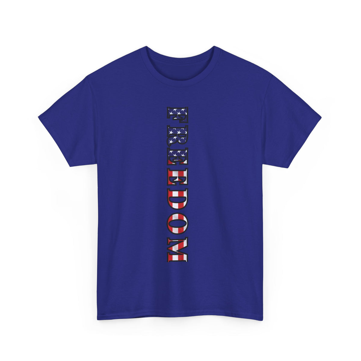 Freedom Patriotic T-Shirt - Red White Blue - American Flag Tee - Unisex S-5XL