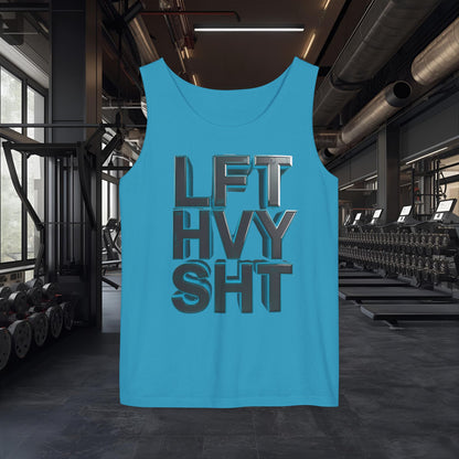 Lift Heavy Shit - LFT HVY SHT - Tank Top - Gym Workout Fitness Tank - Unisex XS-2XL