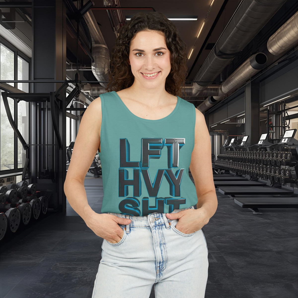 Lift Heavy Shit - LFT HVY SHT - Tank Top - Gym Workout Fitness Tank - Unisex XS-2XL