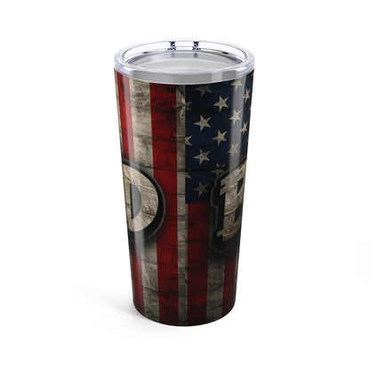 Blessed Tumbler - Red White & Blue American Flag Design - 20oz Patriotic Gift