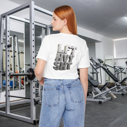 Lift Heavy Shit - LFT HVY SHT - 3D Gym T-Shirt - Bold Weightlifting Tee