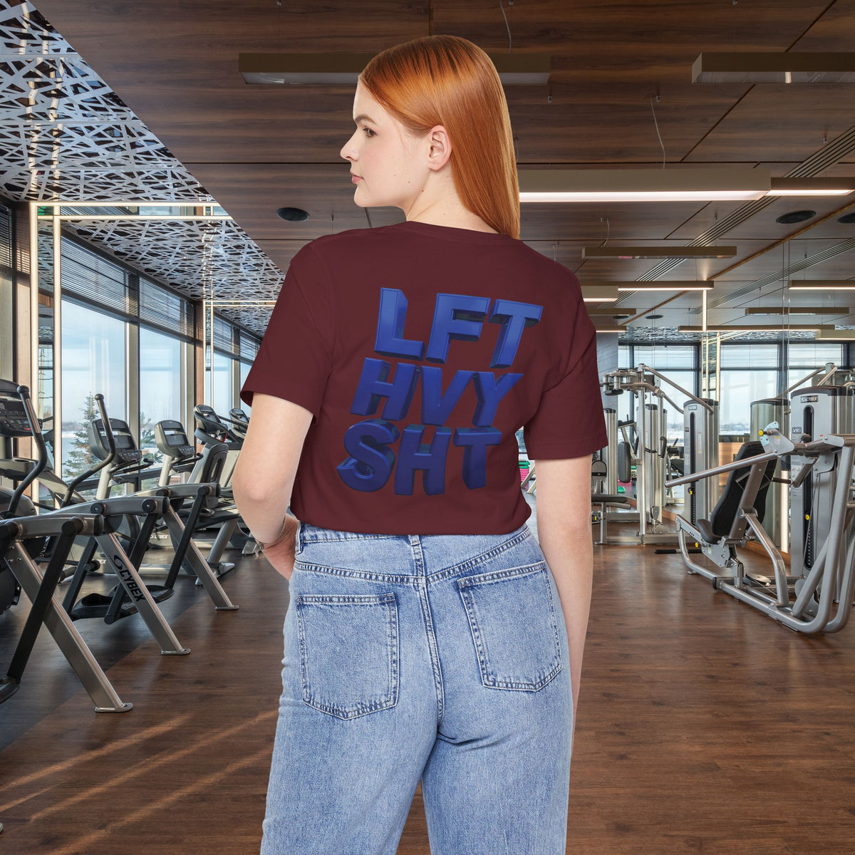Lift Heavy Shit Gym T-Shirt - Bold 3D Weightlifting Tee - Unisex Fitness Apparel