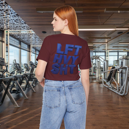 Lift Heavy Shit Gym T-Shirt - Bold 3D Weightlifting Tee - Unisex Fitness Apparel