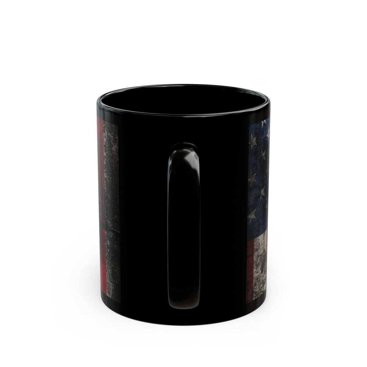 Stronger Than Yesterday! Motivational Mug - American Flag - 11oz/15oz