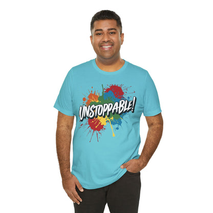 Unstoppable Vintage Retro T-Shirt - Motivational Graphic Tee - Unisex Casual Shirt