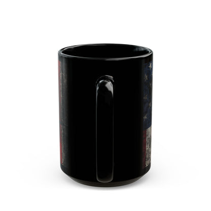 Stronger Than Yesterday! Motivational Mug - American Flag - 11oz/15oz