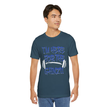 I'm Here For The Gainz! Gym Motivation T-Shirt - Funny Fitness Tee - Unisex XS-4XL