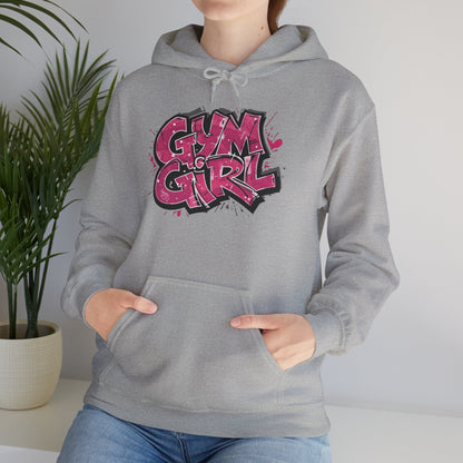 Stylish Gym Girl Print Hoodie - Women's Fitness Sweatshirt - Athletic Pullover - S-5XL