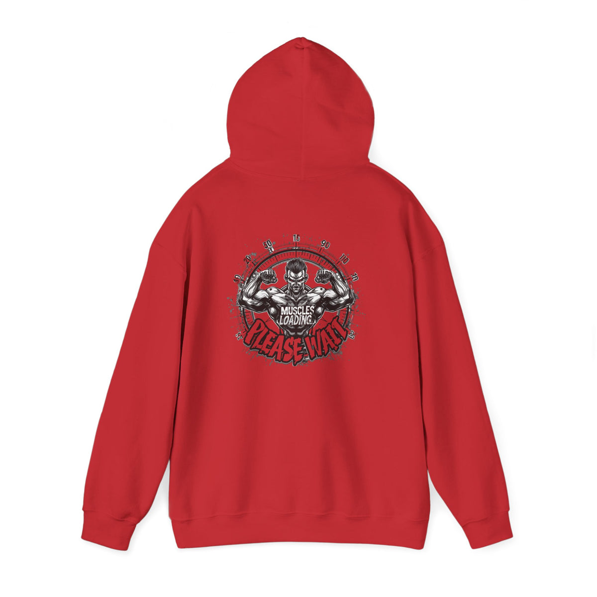 Muscles Loading Please Wait - Motivational Fitness Hoodie - Gym Sweatshirt - Unisex S-5XL
