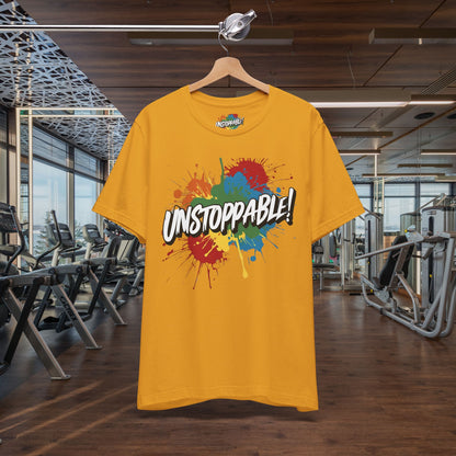 Unstoppable Vintage Retro T-Shirt - Motivational Graphic Tee - Unisex Casual Shirt