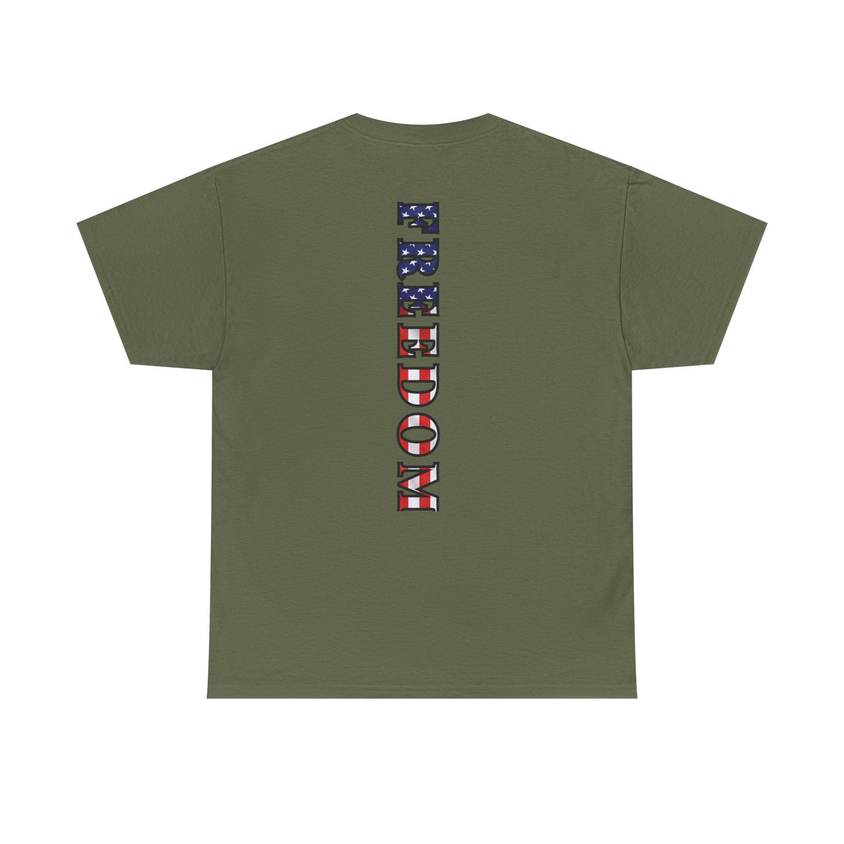 Freedom Patriotic T-Shirt - Red White Blue - American Flag Tee - Unisex S-5XL