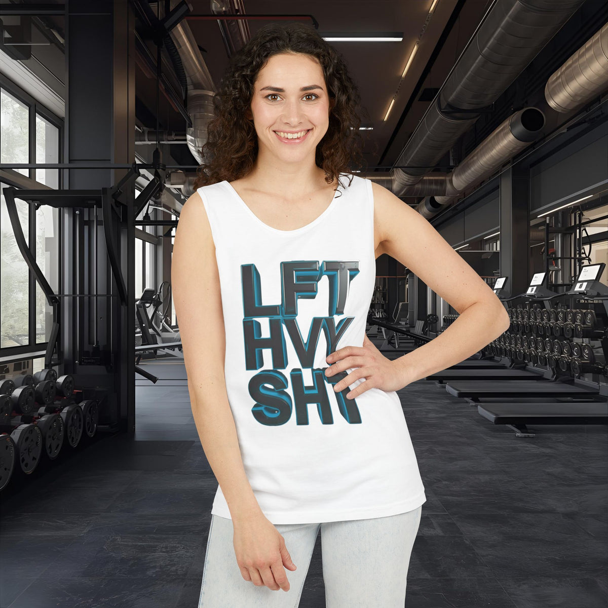 Lift Heavy Shit - LFT HVY SHT - Tank Top - Gym Workout Fitness Tank - Unisex XS-2XL