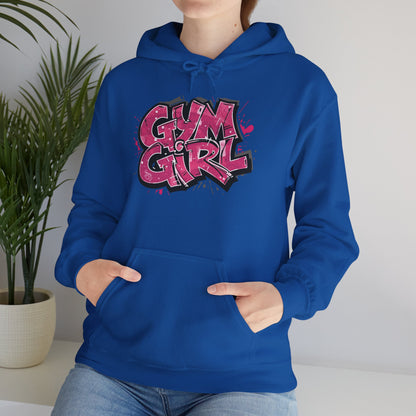 Stylish Gym Girl Print Hoodie - Women's Fitness Sweatshirt - Athletic Pullover - S-5XL