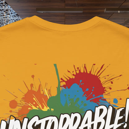 Unstoppable Vintage Retro T-Shirt - Motivational Graphic Tee - Unisex Casual Shirt