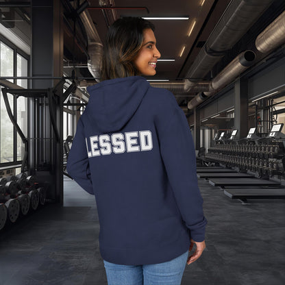Blessed Hoodie - Cozy French Terry Pullover - Faith Graphic Sweatshirt - Unisex S-5XL