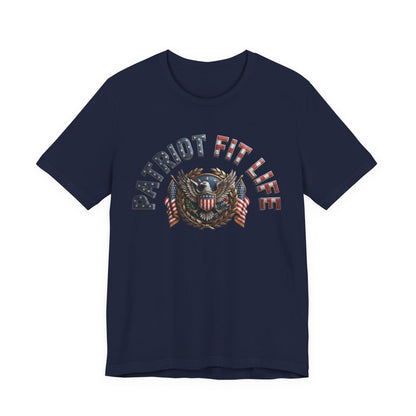 Patriot Fit Life Tee - American Eagle Flag Graphic T-Shirt - LIVE FIT