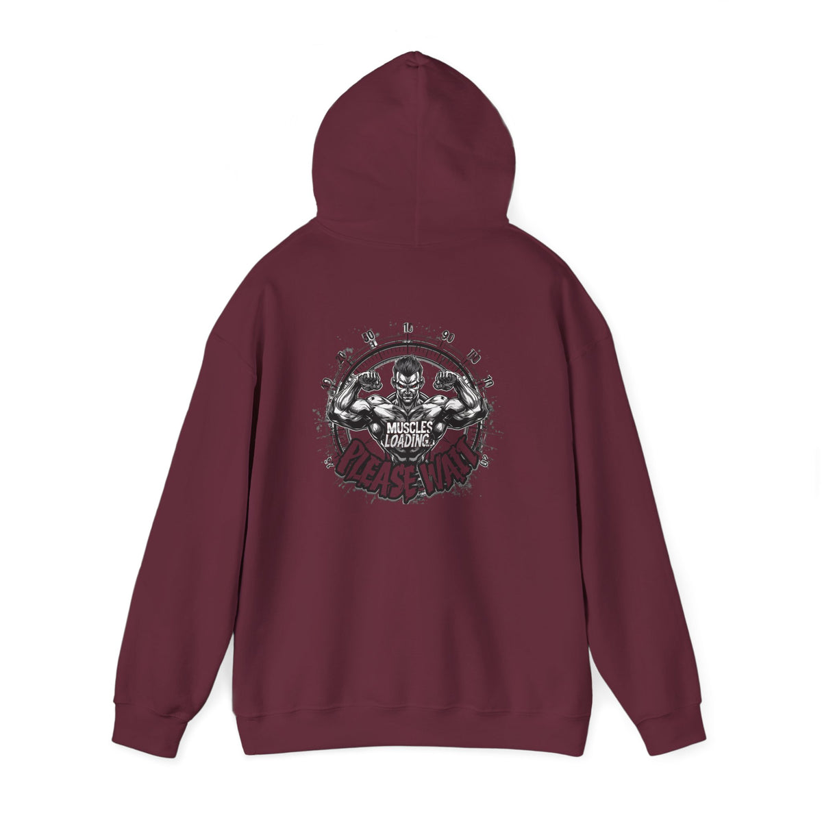 Muscles Loading Please Wait - Motivational Fitness Hoodie - Gym Sweatshirt - Unisex S-5XL