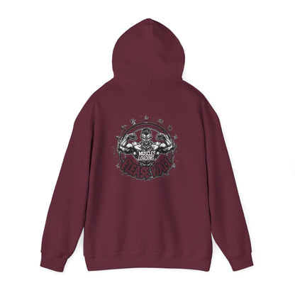 Muscles Loading Please Wait - Motivational Fitness Hoodie - Gym Sweatshirt - Unisex S-5XL