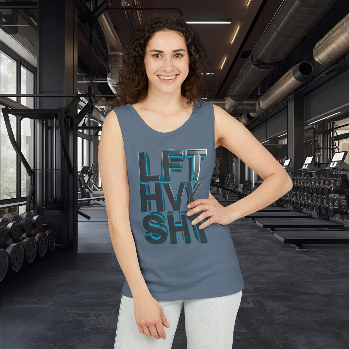 Lift Heavy Shit - LFT HVY SHT - Tank Top - Gym Workout Fitness Tank - Unisex XS-2XL