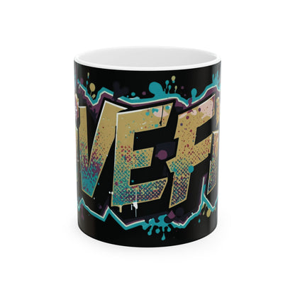 Live Fit White Ceramic Mug (11oz/15oz)