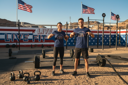 Patriot Fit Life Tee - American Eagle Flag Graphic T-Shirt - LIVE FIT