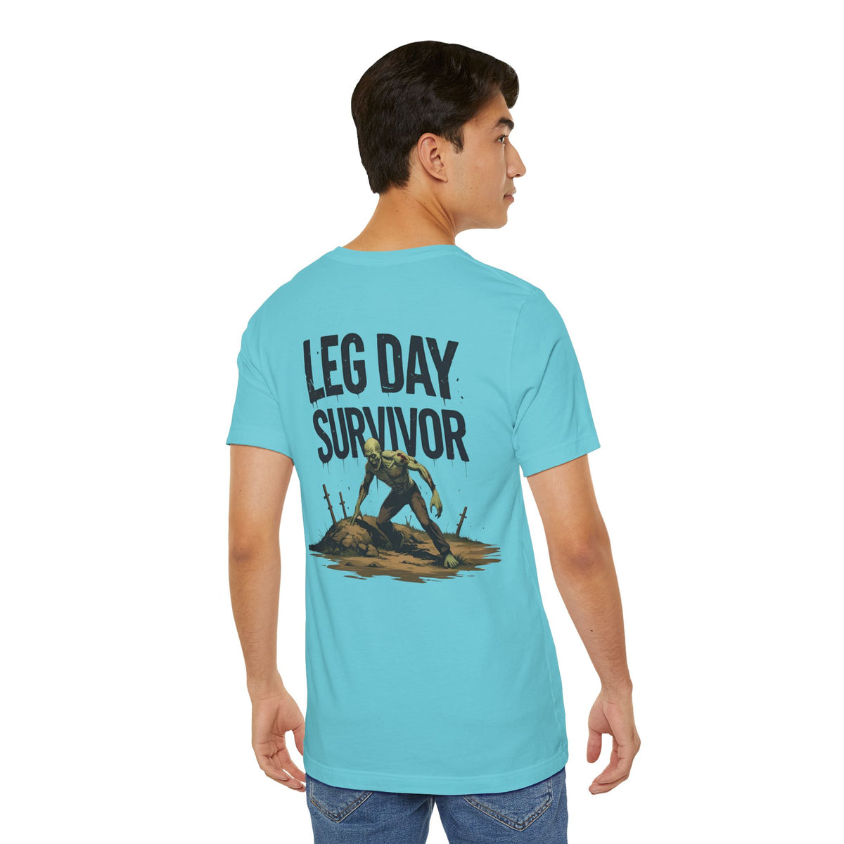 Leg Day Survivor Tee - Fitness Shirt - Workout Apparel - Gym Gift - Unisex Graphic Tee - Funny T-shirt