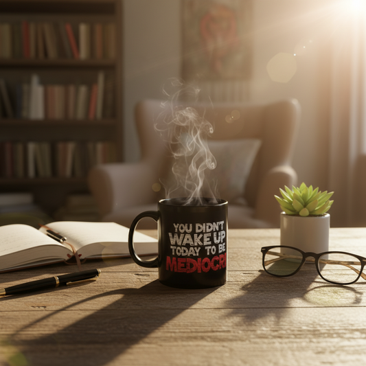 You Didn't Wake Up to Be Mediocre Mug (11oz/15oz)