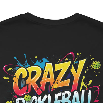 Crazy Pickleball Lady T-Shirt - Funny Pickleball Tee - Unisex Graphic Shirt - XS-5XL
