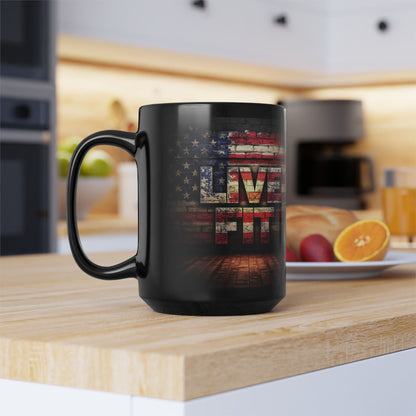 LIVE FIT Patriotic Mug (11oz/15oz)