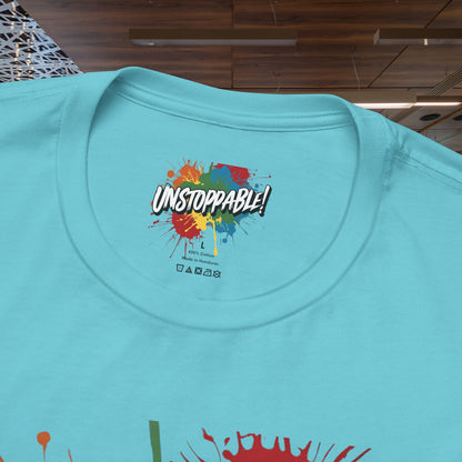 Unstoppable Vintage Retro T-Shirt - Motivational Graphic Tee - Unisex Casual Shirt