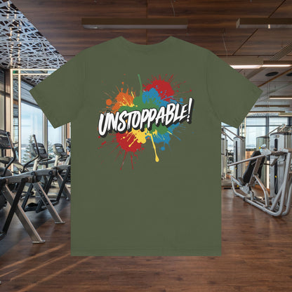 Unstoppable Vintage Retro T-Shirt - Motivational Graphic Tee - Unisex Casual Shirt