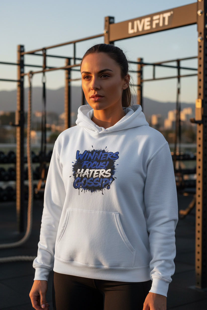 Winners Focus Haters Gossip  - Hooded Sweatshirt - S - 5XL - Multiple Colors - Fitness