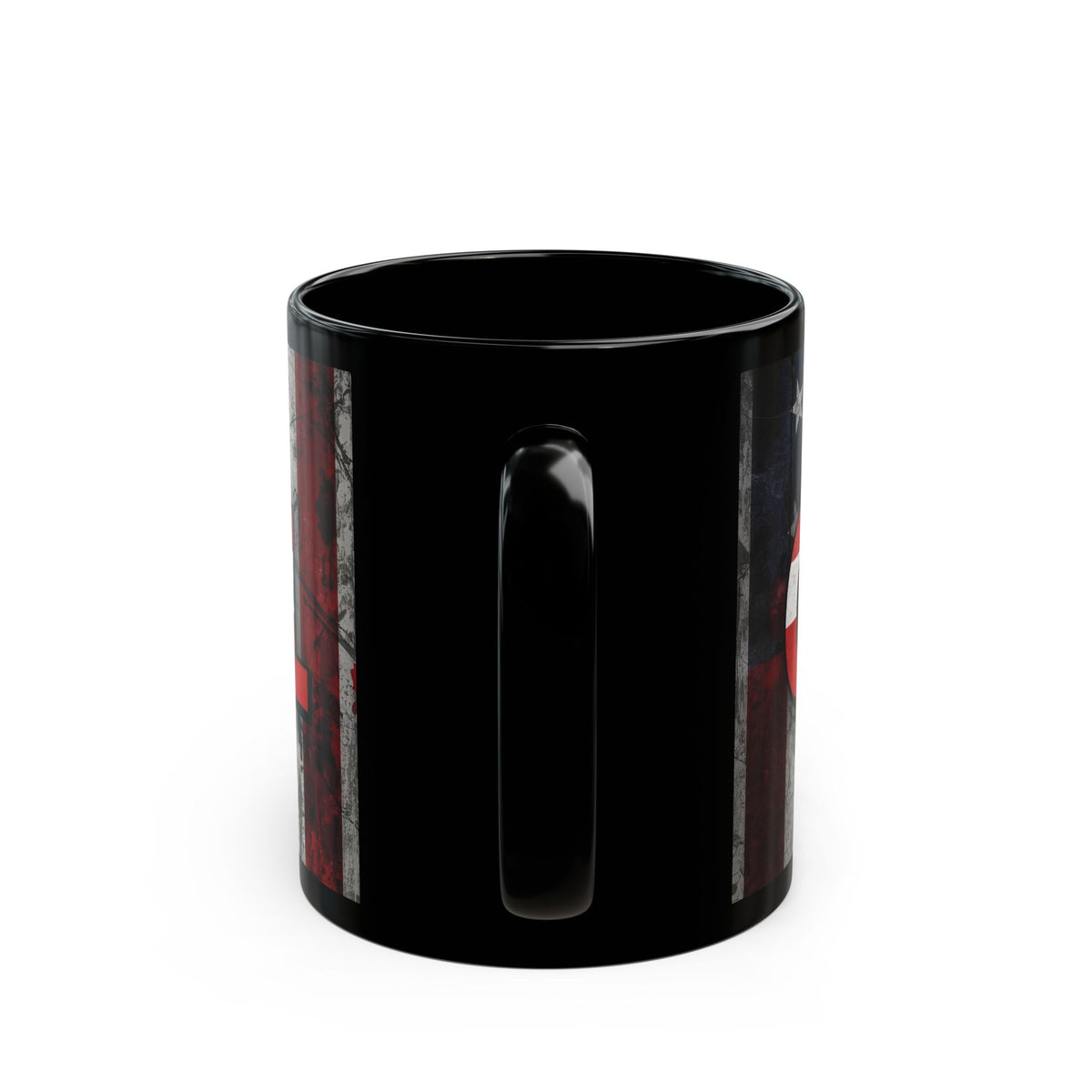 Grateful Mug - Vintage American Flag Design - Patriotic Gift - 11oz/15oz