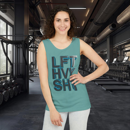 Lift Heavy Shit - LFT HVY SHT - Tank Top - Gym Workout Fitness Tank - Unisex XS-2XL