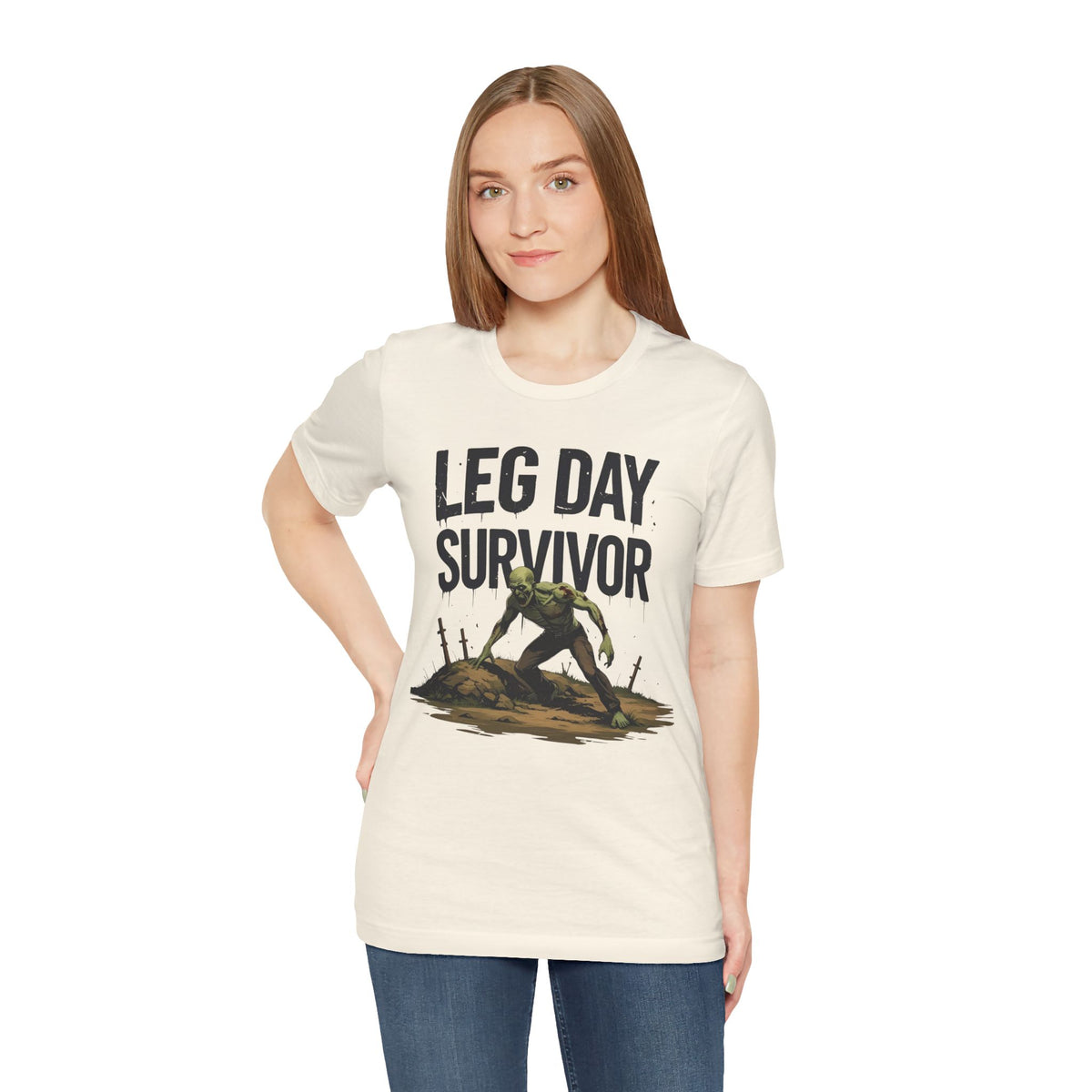 Leg Day Survivor Tee - Fitness Shirt - Workout Apparel - Gym Gift - Unisex Graphic Tee - Funny T-shirt