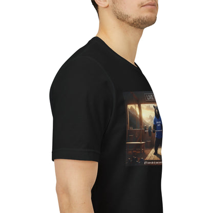 LIVE FIT Bear Graphic Tee - Motivational Gym Workout T-Shirt - Unisex Fitness Apparel