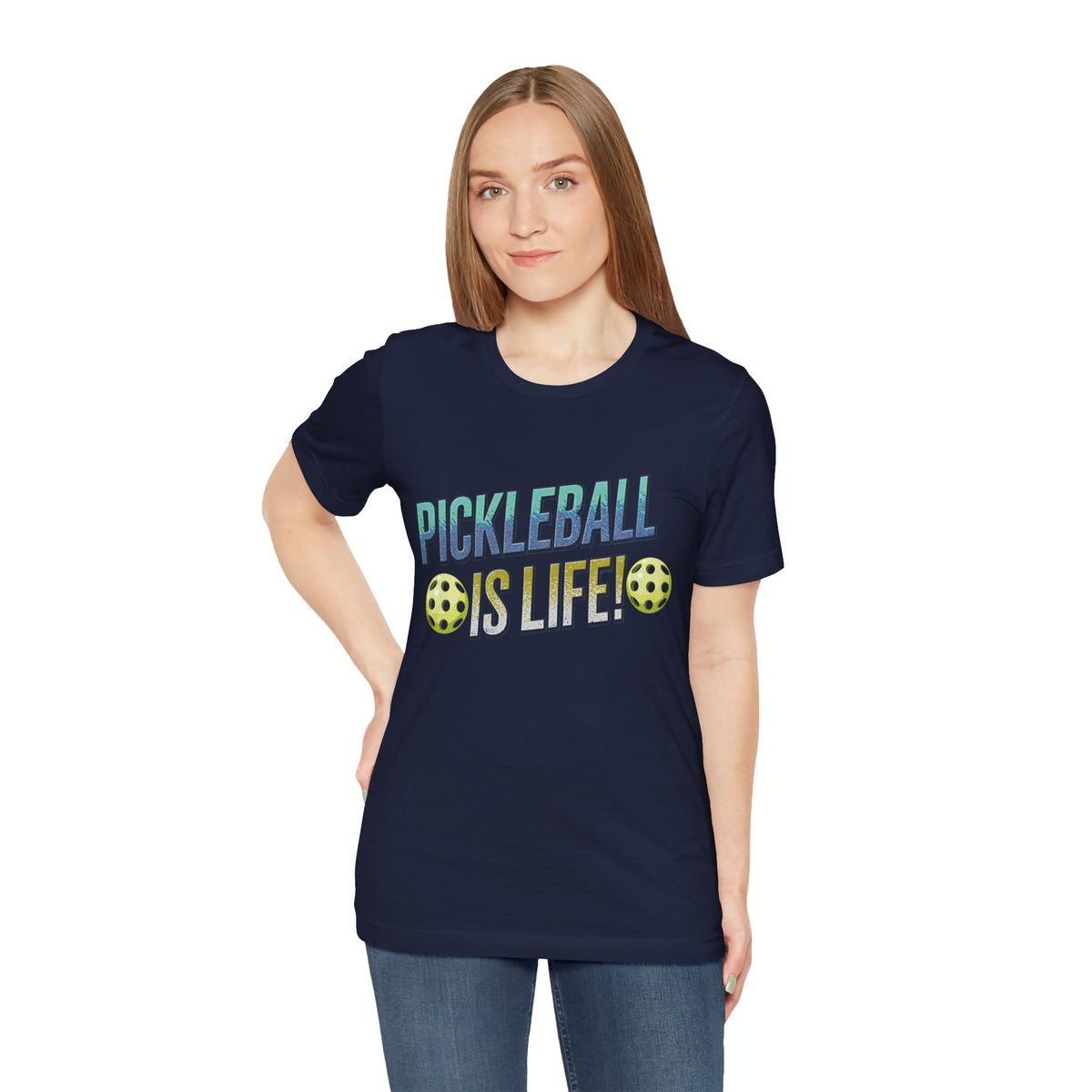 Pickleball Is Life T-Shirt - Funny Pickleball Tee - Unisex Court Sports Shirt