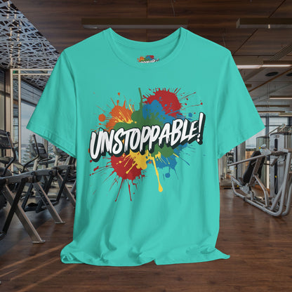Unstoppable Vintage Retro T-Shirt - Motivational Graphic Tee - Unisex Casual Shirt