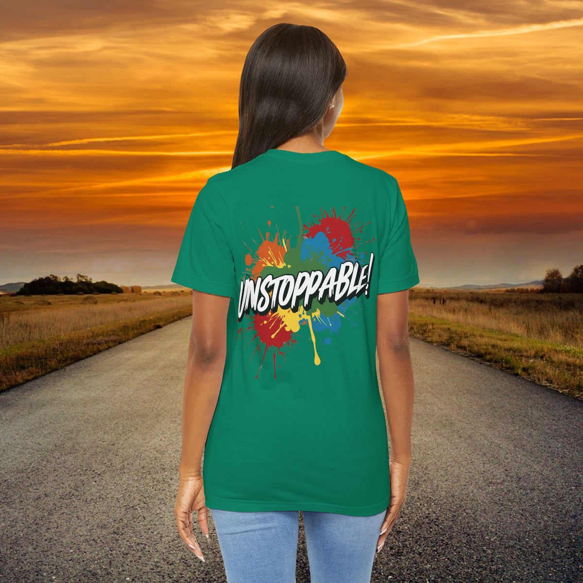 Unstoppable Vintage Retro T-Shirt - Motivational Graphic Tee - Unisex Casual Shirt