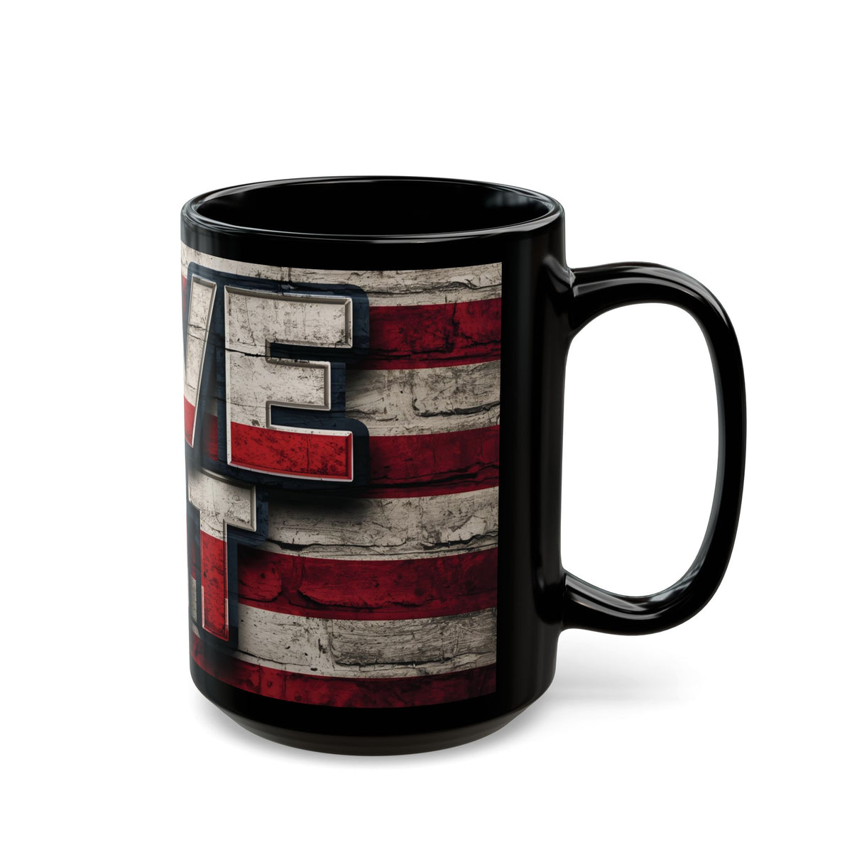 LIVE FIT Patriotic Mug - American Flag Design - 11oz/15oz