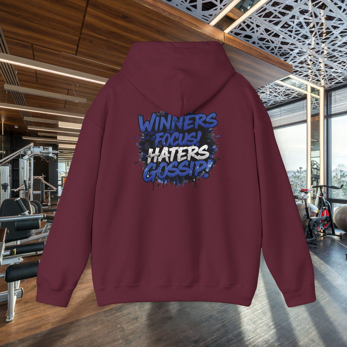 Winners Focus Haters Gossip  - Hooded Sweatshirt - S - 5XL - Multiple Colors - Fitness