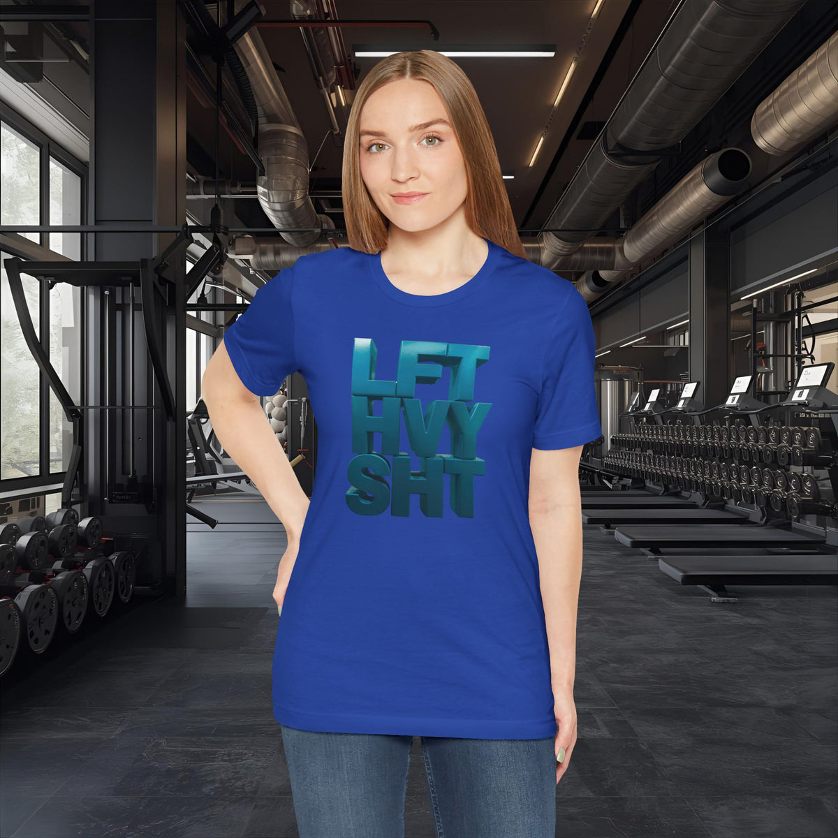 Lift Heavy Shit - LFT HVY SHT - Gym T-Shirt - Motivational Weightlifting Tee