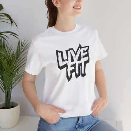 LIVE FIT Unisex Jersey Tee - Premium Fitness Shirt