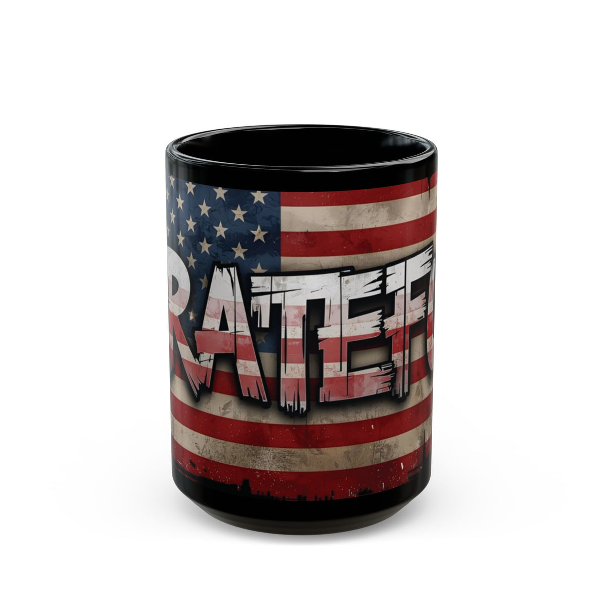 Grateful Mug - Vintage American Flag Design - Patriotic Gift - 11oz/15oz