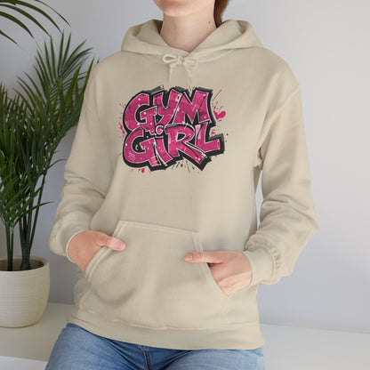 Stylish Gym Girl Print Hoodie - Women's Fitness Sweatshirt - Athletic Pullover - S-5XL